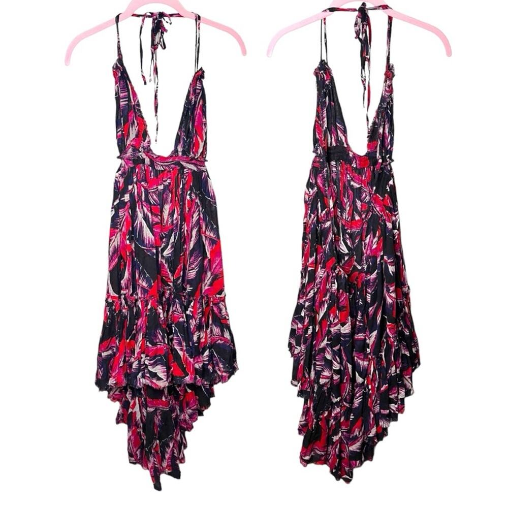 Free People 100 Degree Printed Floral Mini Dress Size Large